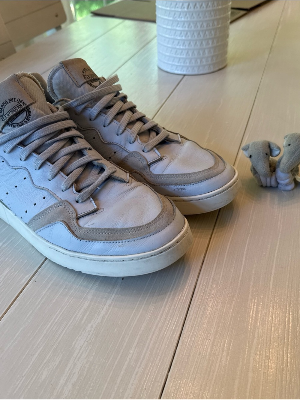Addidas SuperCourt in AeroBlue EE6029 size 12